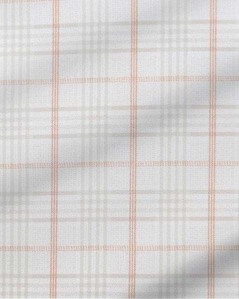 ''The Carl" Orange, Yellow, & White Plaid - Classic Fit