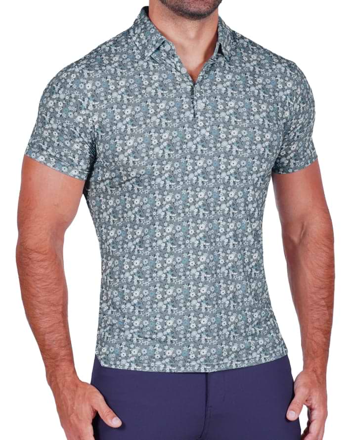 "The Evergreen" Abstract Sage Floral Print