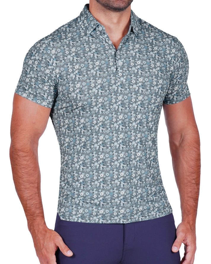 "The Evergreen" Abstract Sage Floral Print