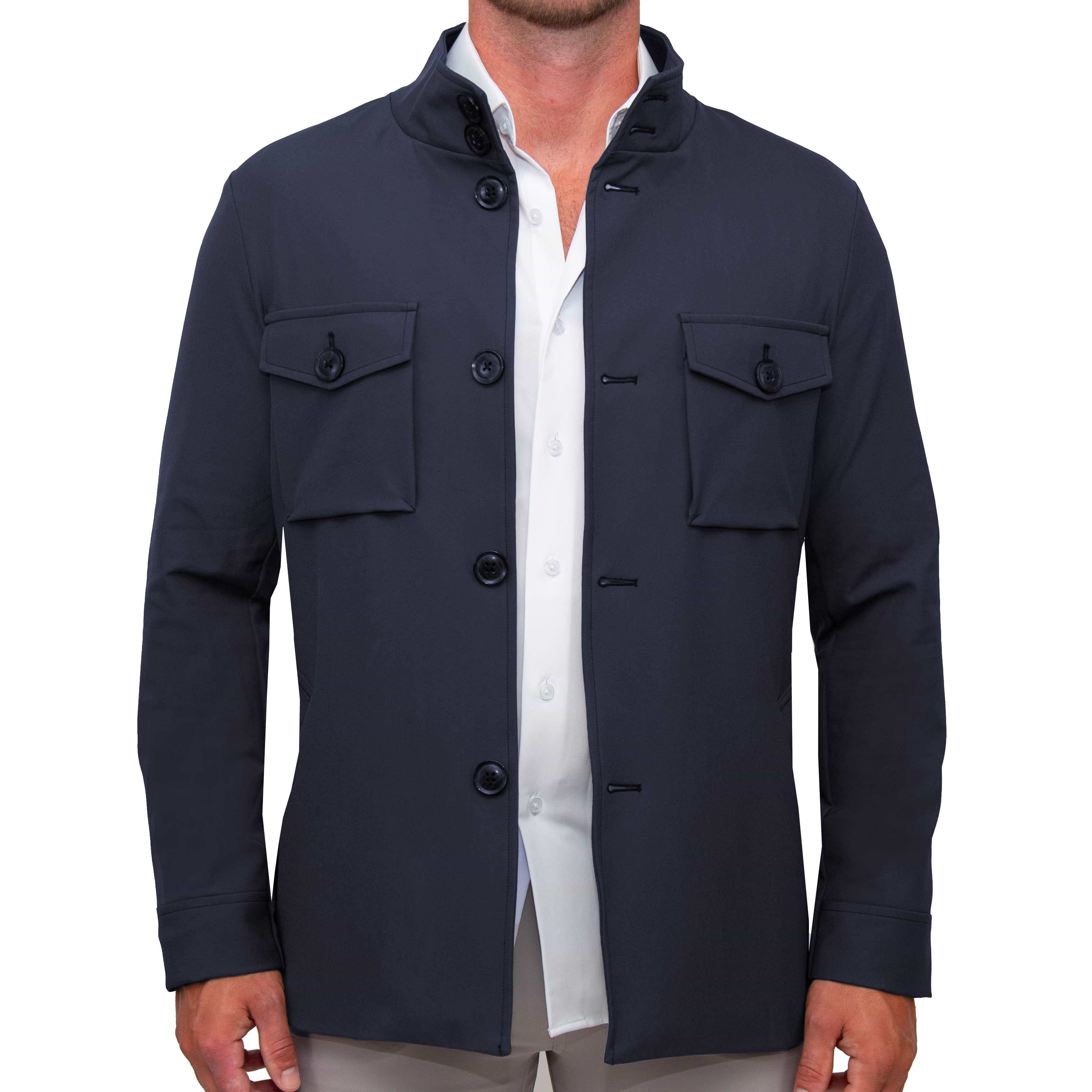 ジャケット・アウター ISSEY MIYAKE field jacket size1 navy Field Jacket - Navy