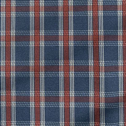 "The Spencer" Sport Shirt - Maroon, Navy, & White Plaid