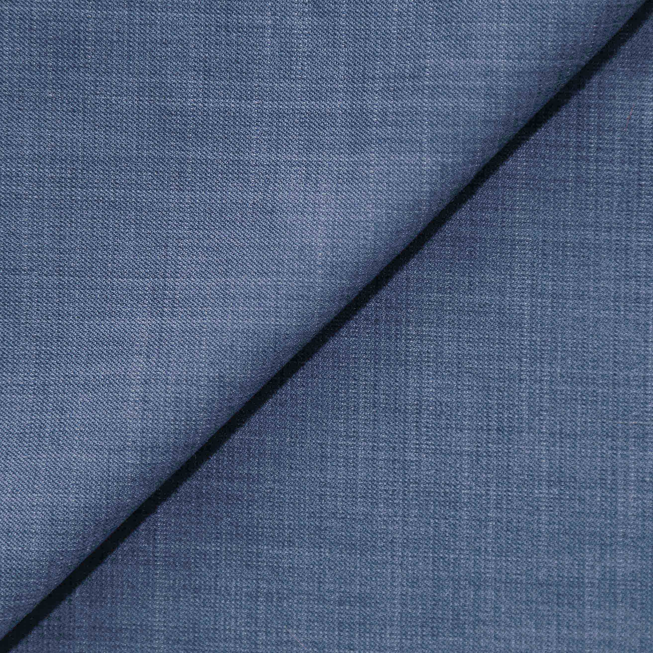 Athletic Fit Stretch Suit - Heathered Blue