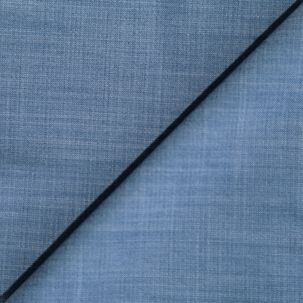 Athletic Fit Stretch Suit Vest - Heathered Light Blue