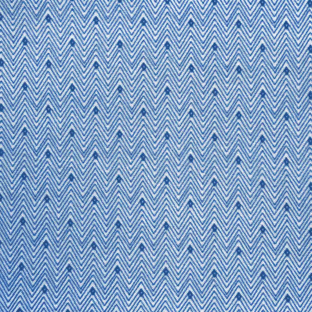 "The West Coast" Light Blue Mini Chevron with Navy Dots