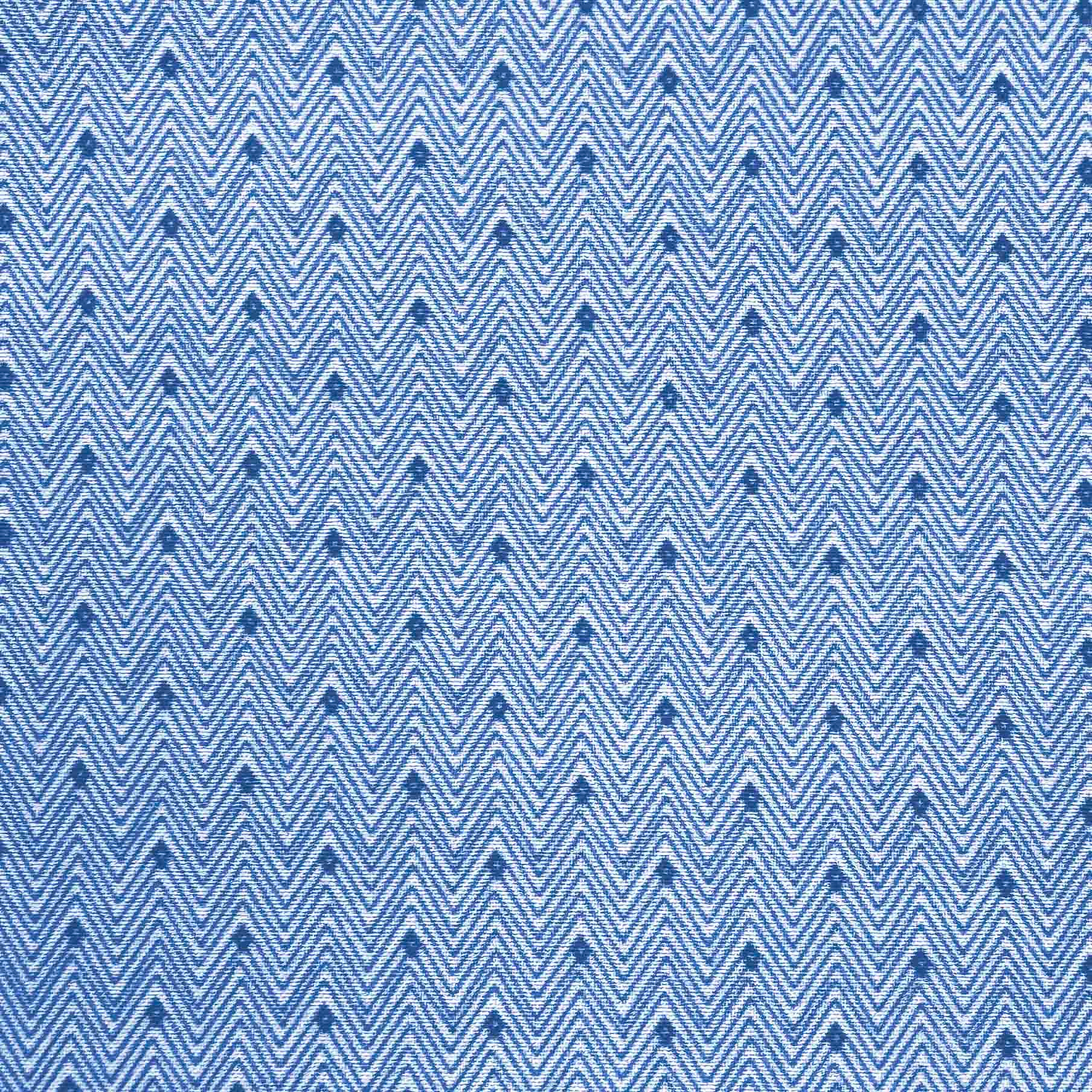 "The West Coast" Light Blue Mini Chevron with Navy Dots