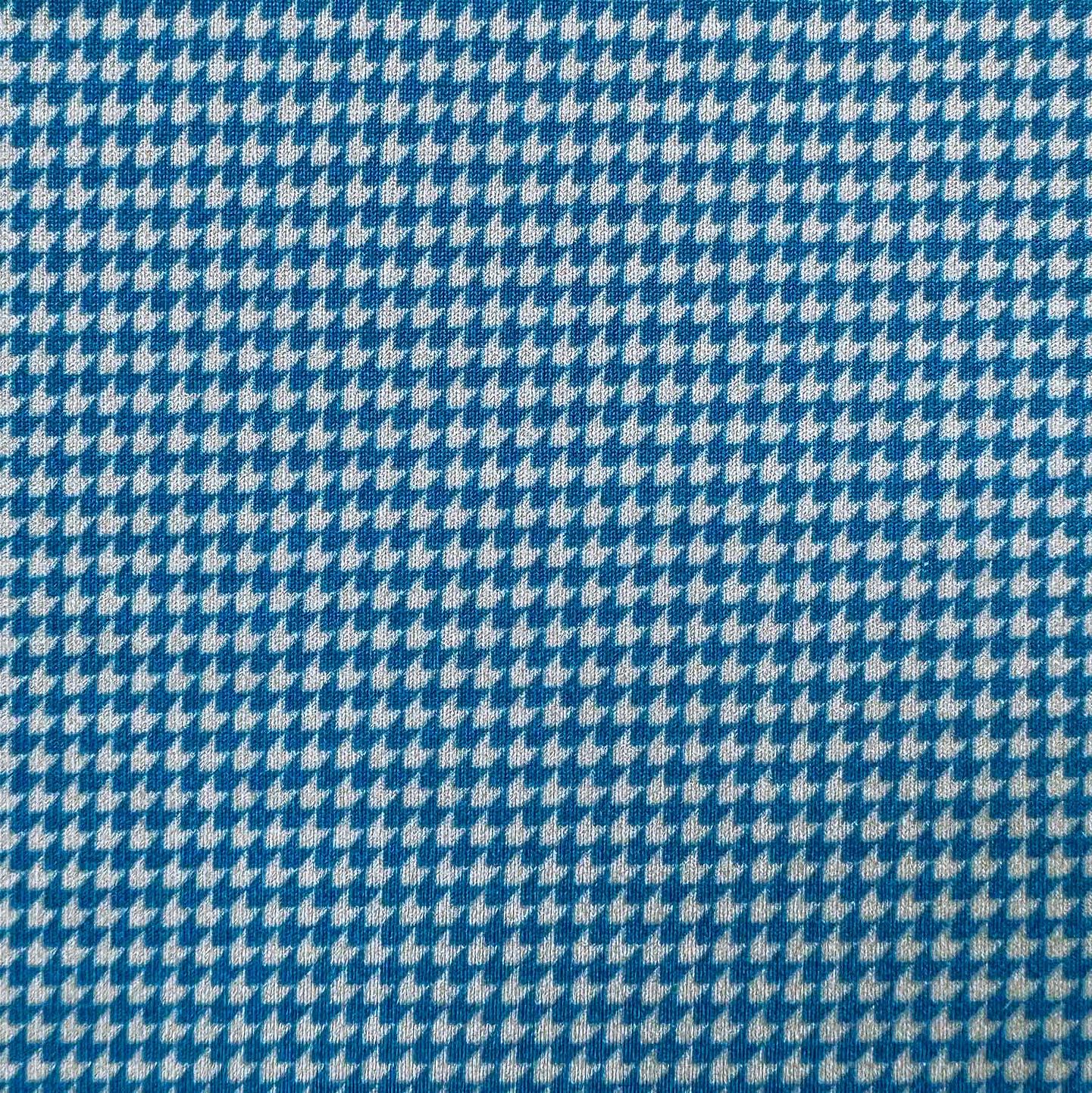 "The Castle Rock" Sky Blue Mini Houndstooth
