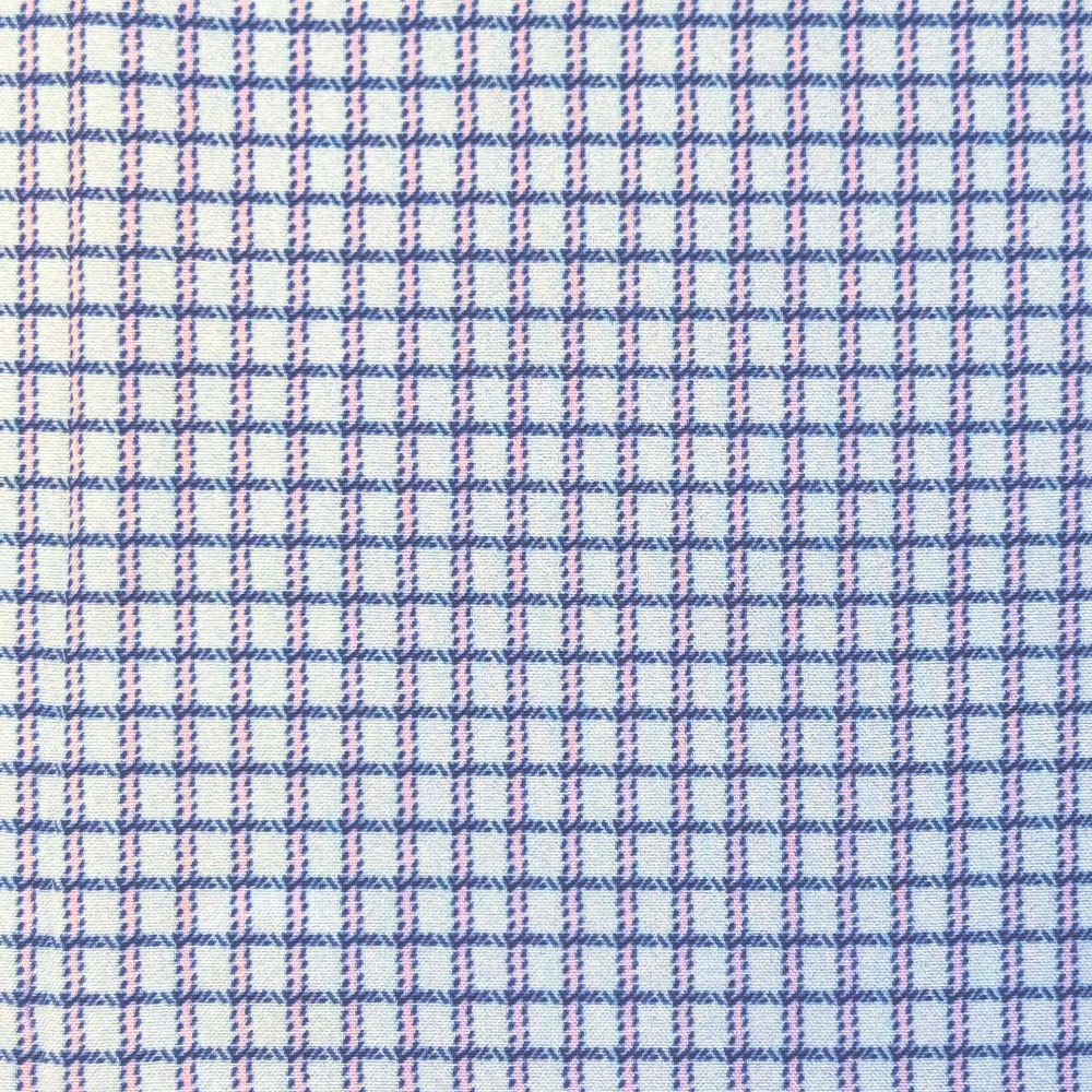 "The Keystone" Pink & Navy Windowpane