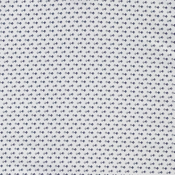 "The Archie" Geo Double Royal Blue & White Square