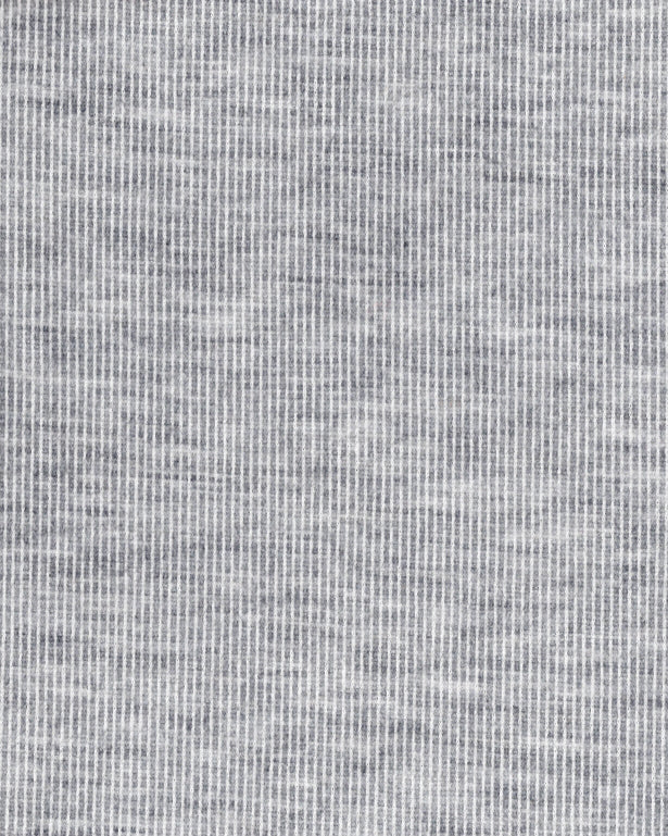 Athletic Fit Stretch Suit - Light Grey with White Mini Stripe