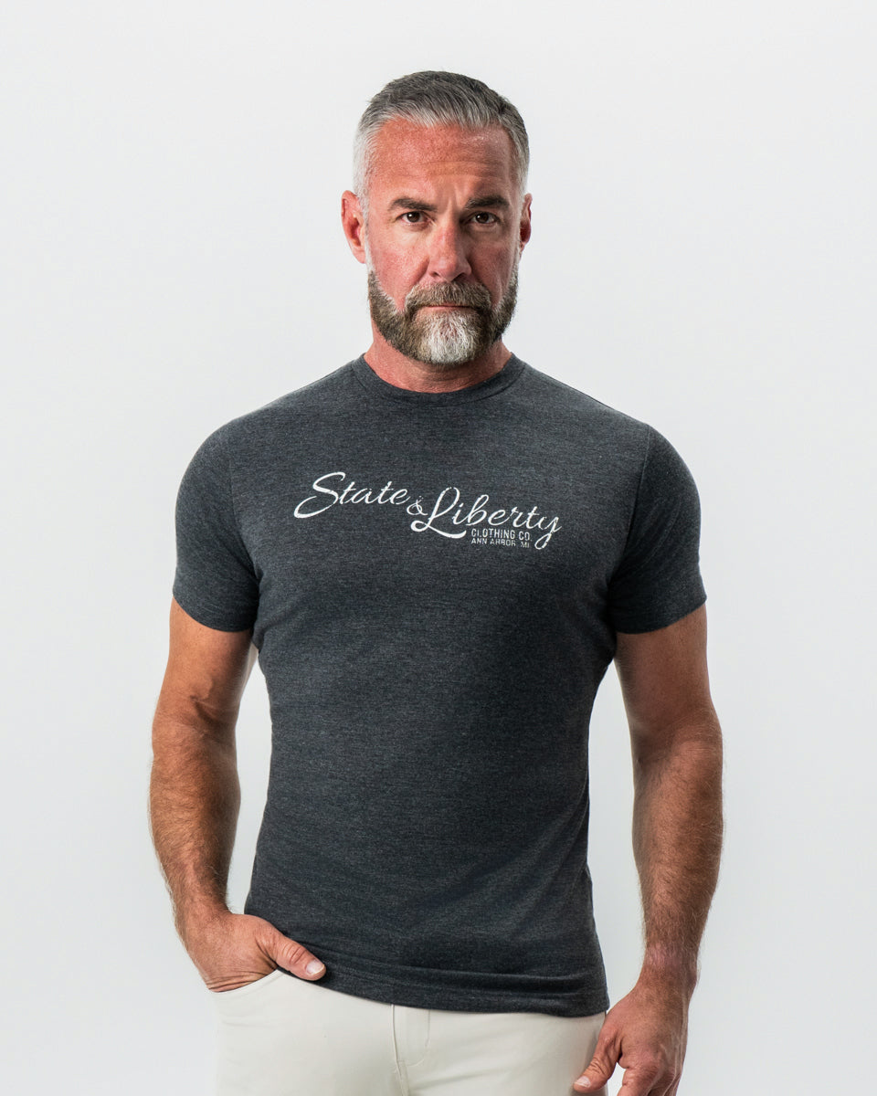 Logo T-Shirt - Charcoal