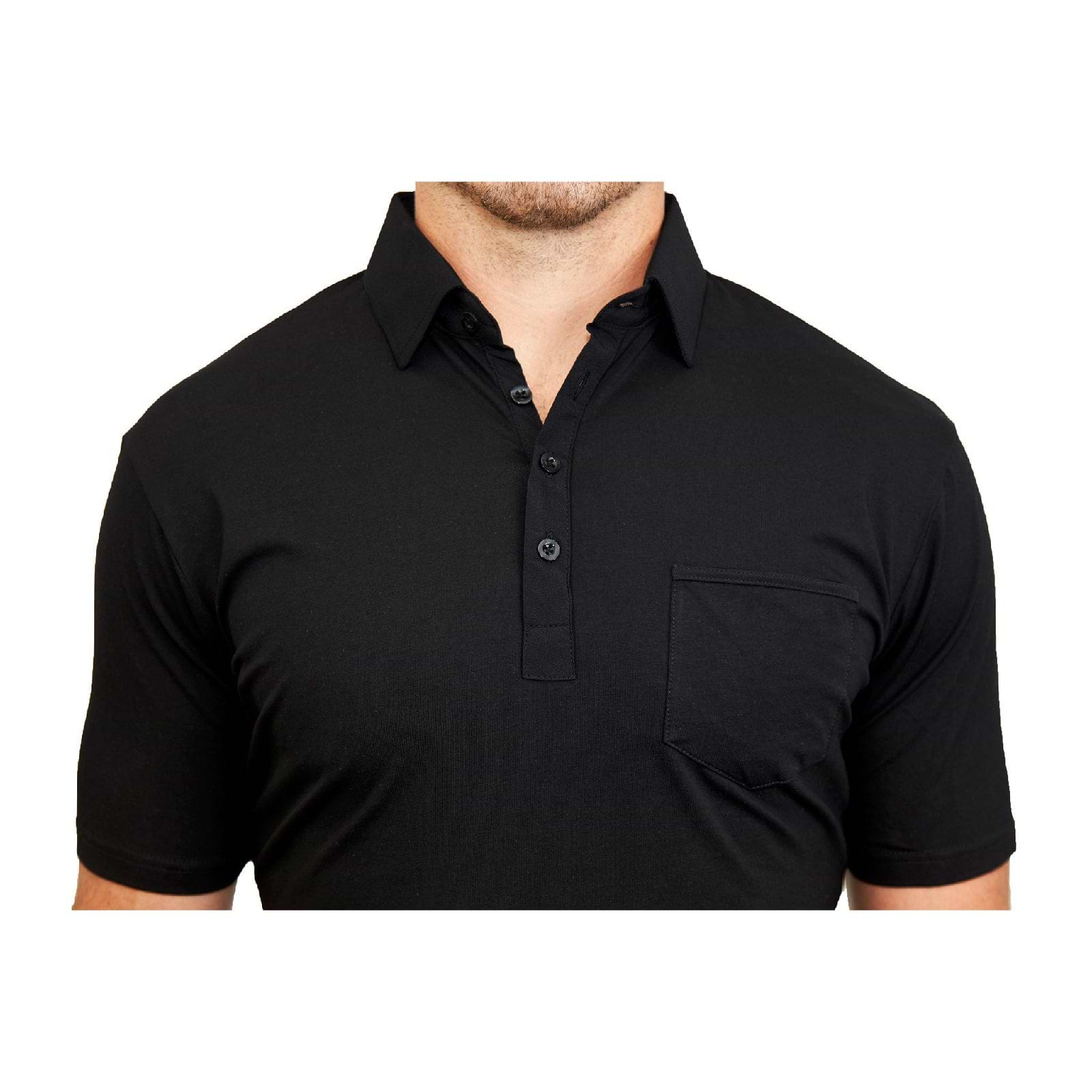 "The Ott” Black on Black Polo