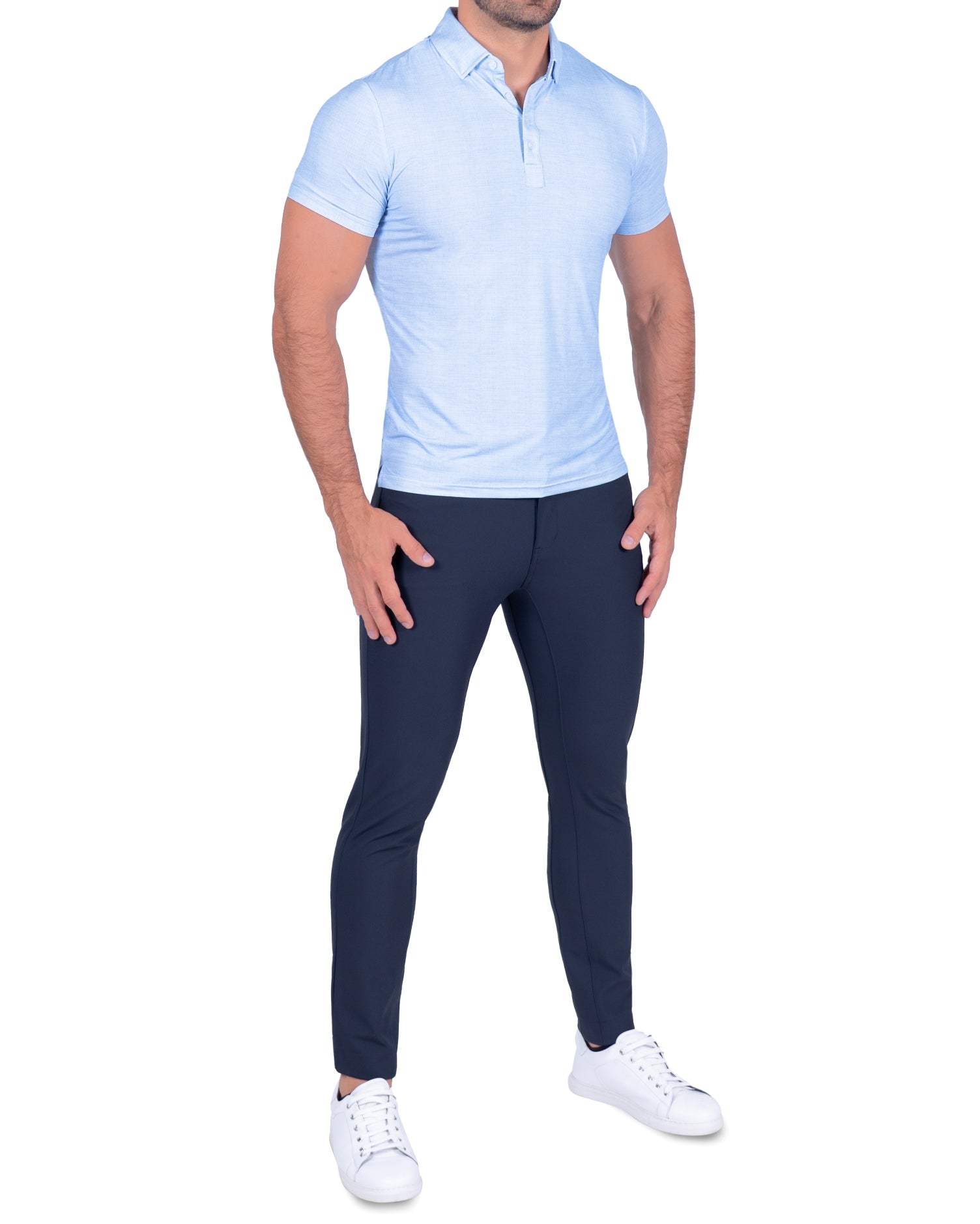 "The Sky" Linen Light Blue