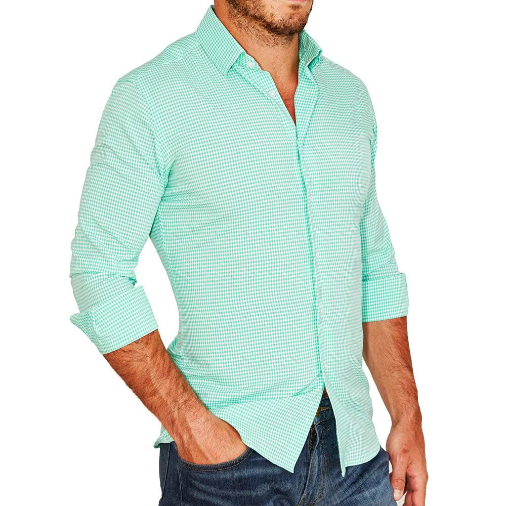 "The Charley" Mint Green Gingham