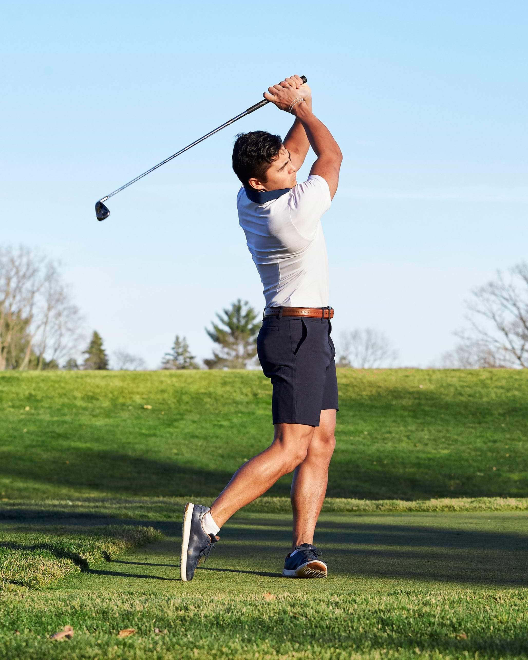 Athletic Fit Shorts - Navy