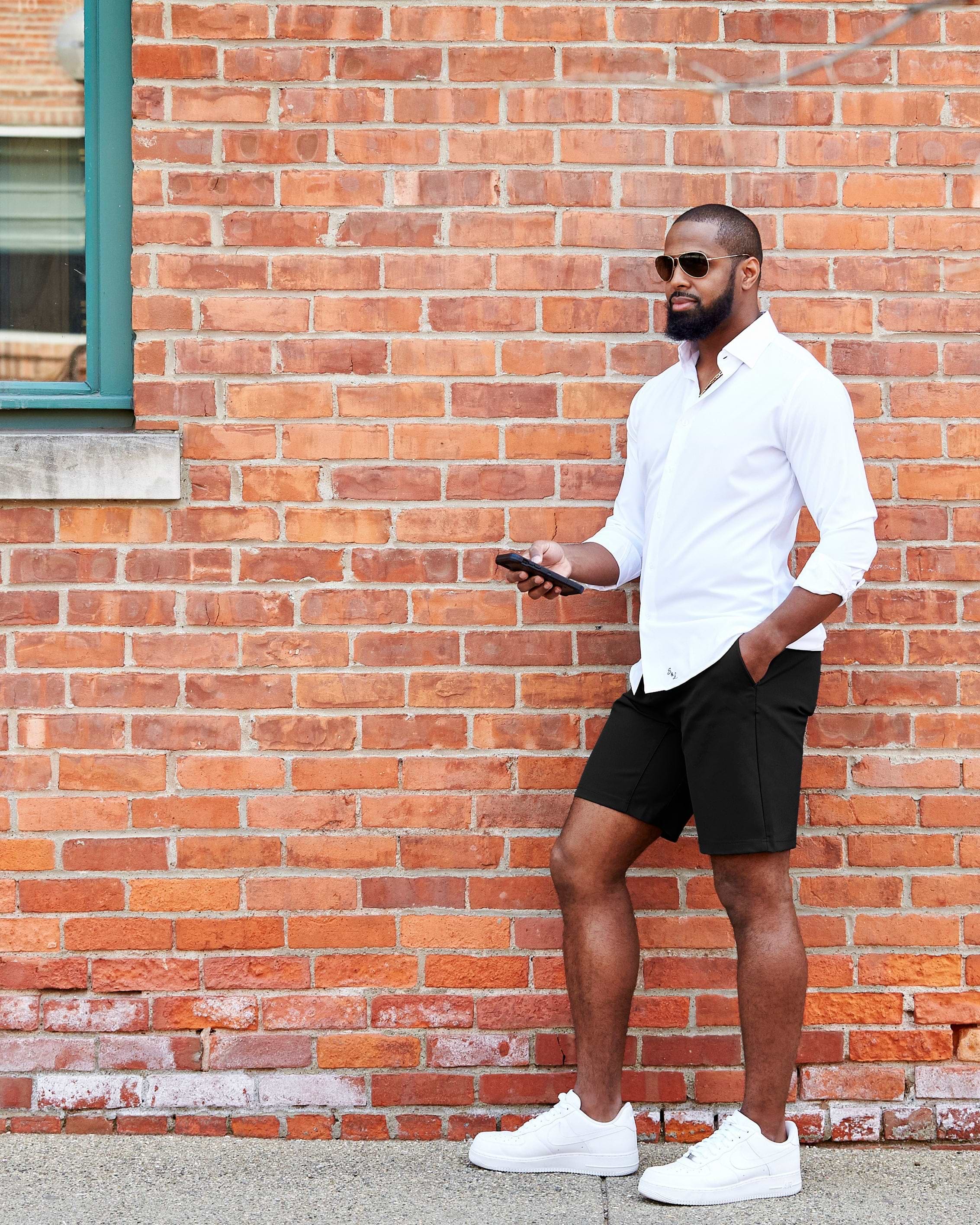 Athletic Fit Shorts - Black