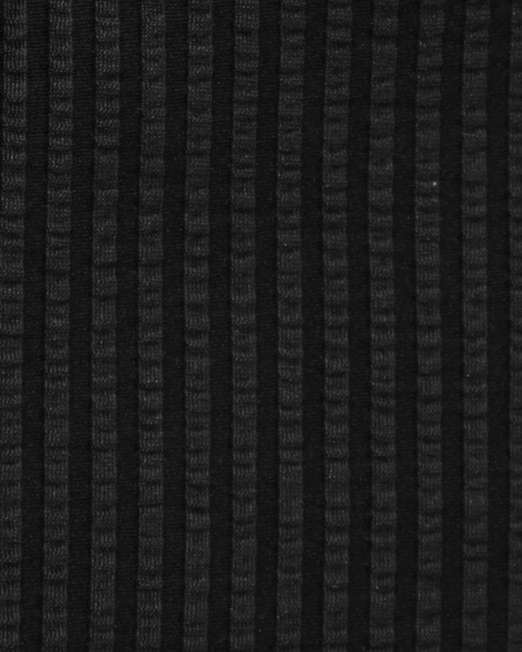 Seersucker Short Sleeve Button Down - Black