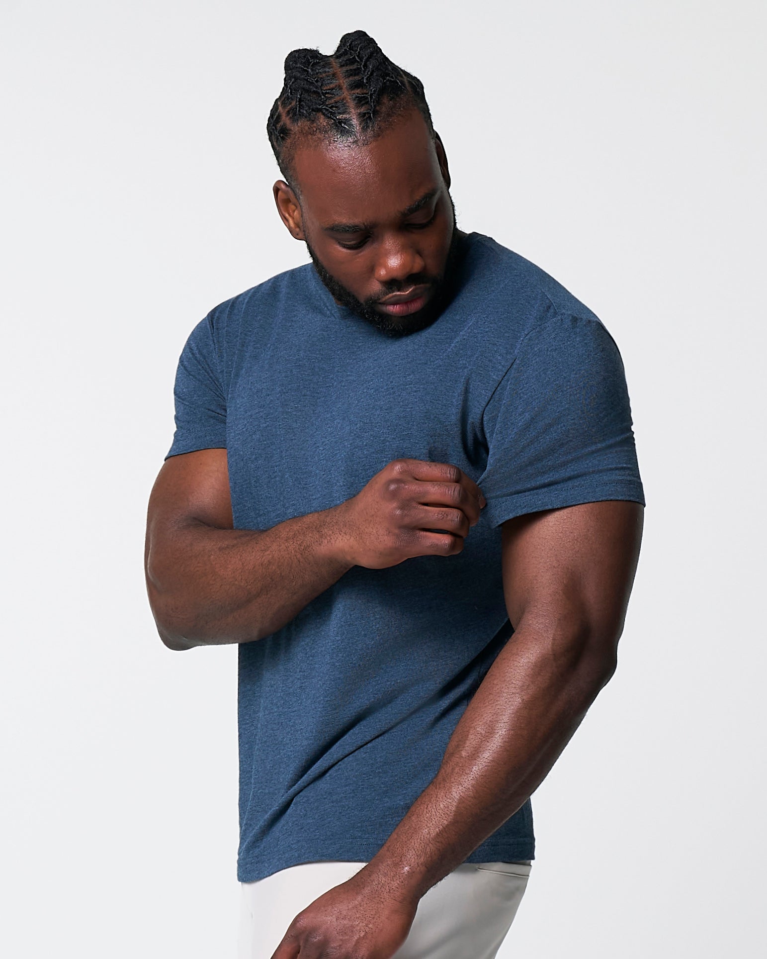 "The Ashford" Midnight Short Sleeve Crewneck