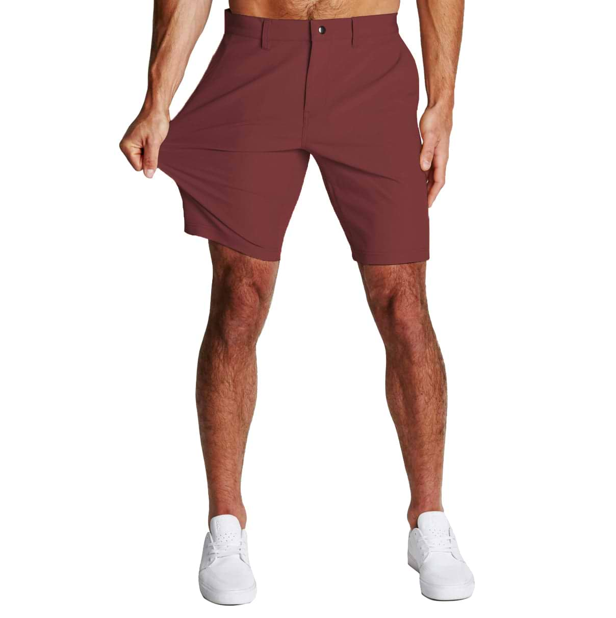 Athletic Fit Shorts - Maroon