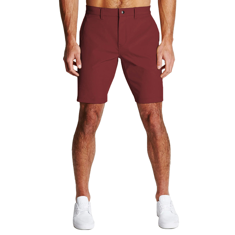 Athletic Fit Shorts - Maroon