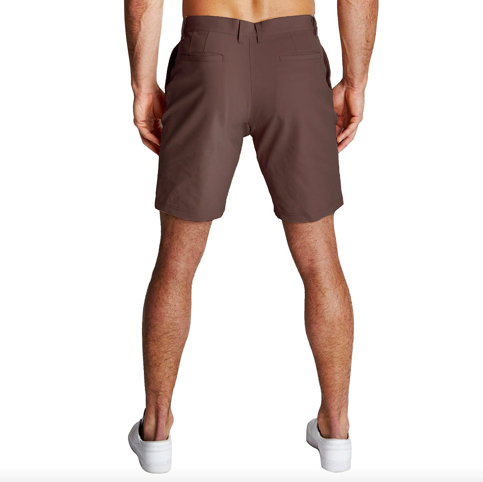 Athletic Fit Shorts - Brown