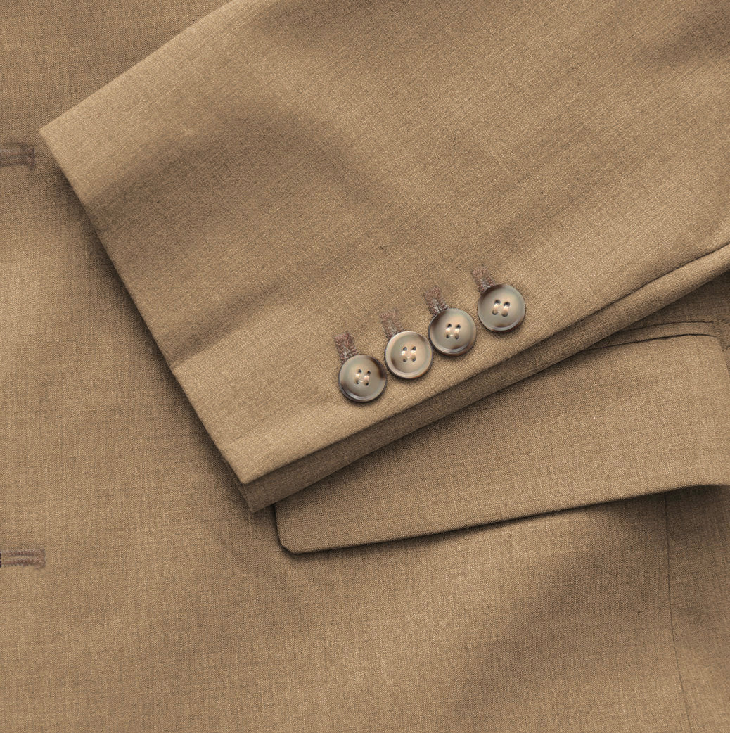 Athletic Fit Stretch Blazer - Heathered Sand