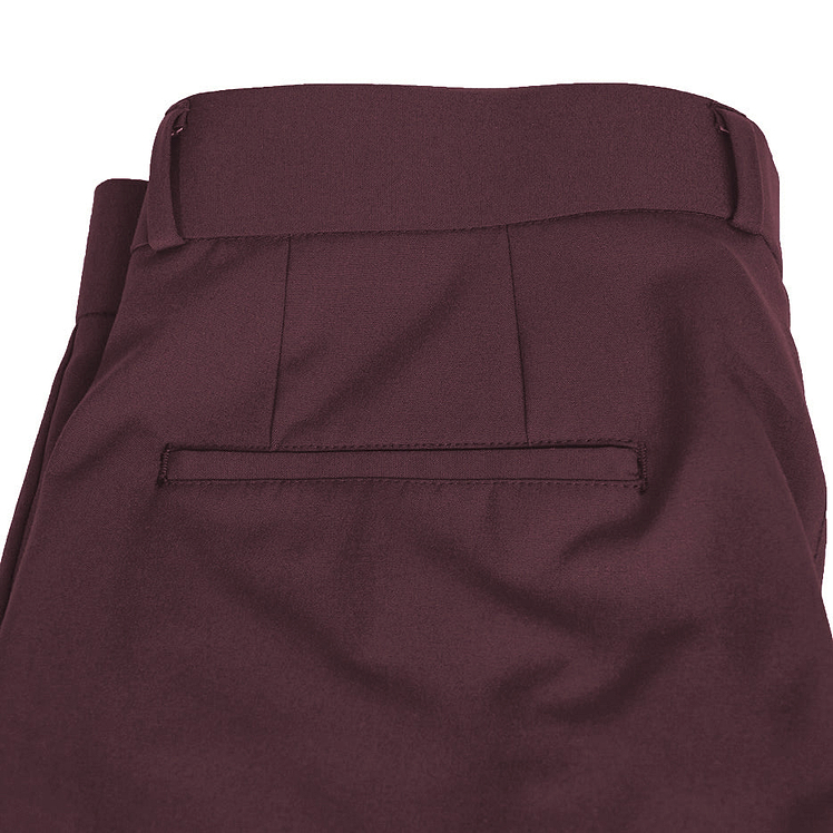 Athletic Fit Stretch Suit - Solid Plum