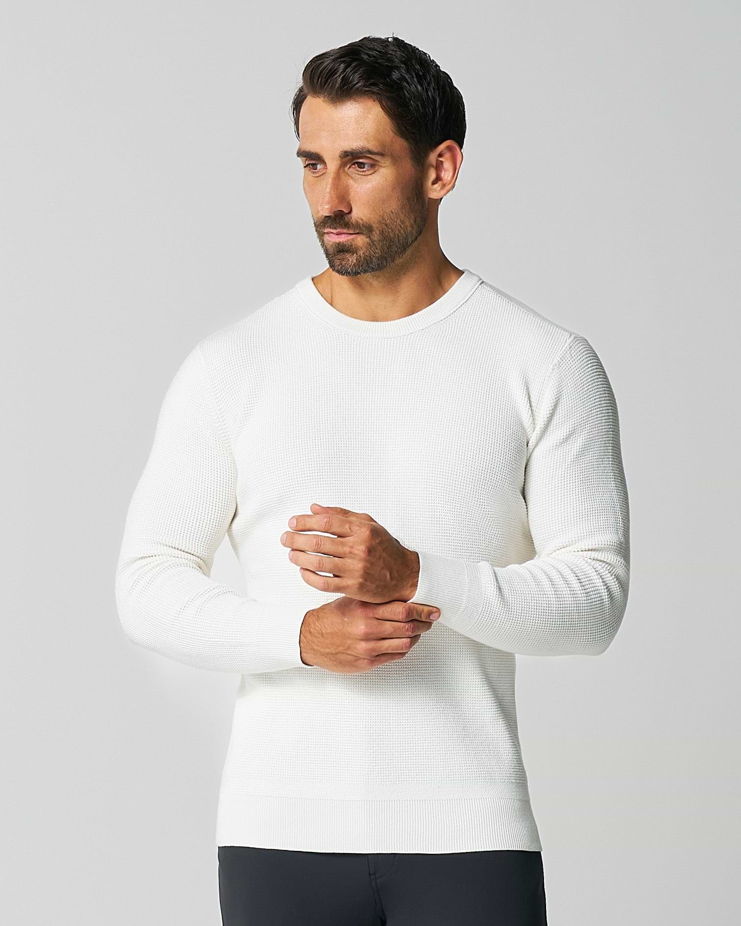 Heavy Knit Crewneck - Cream