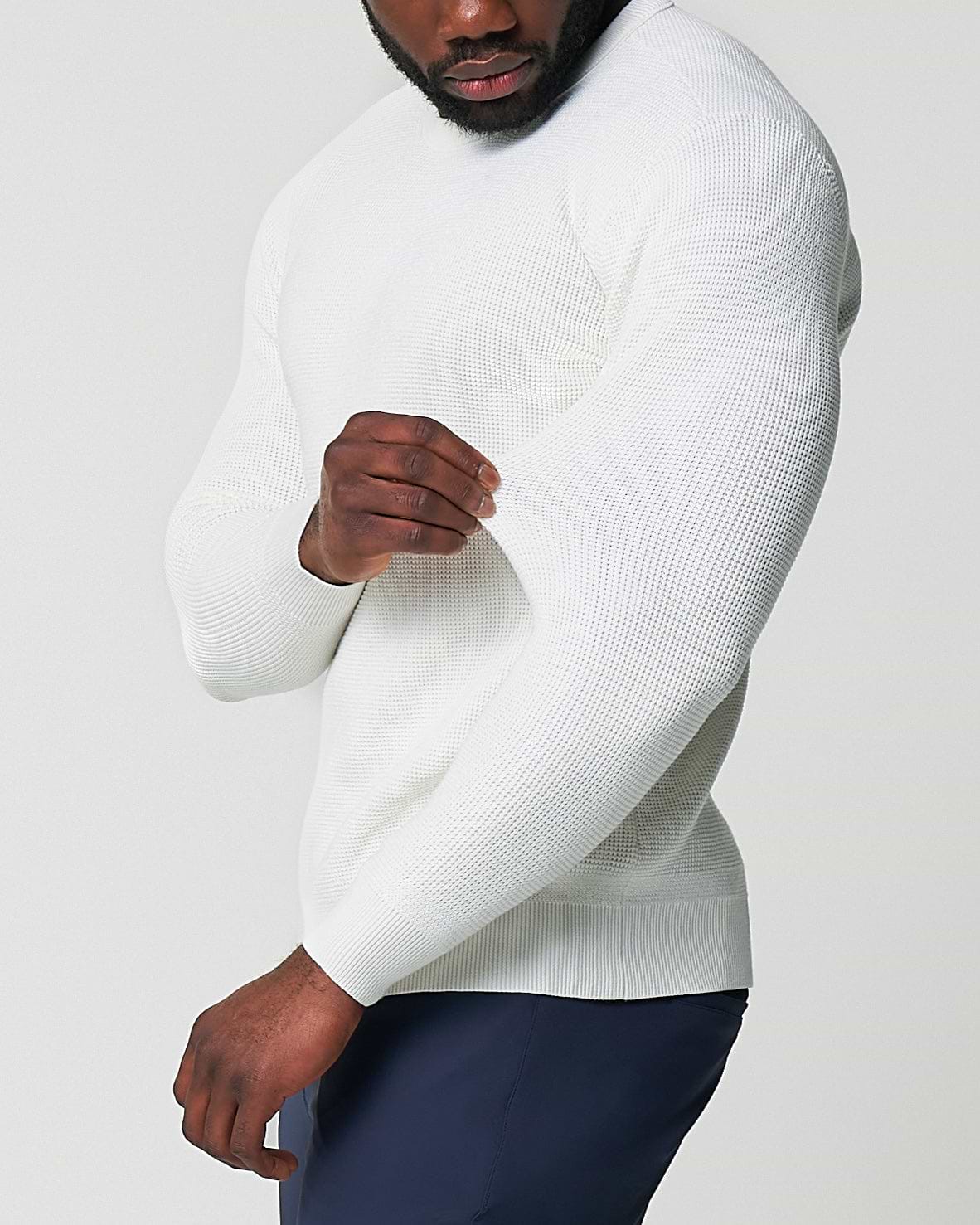 Heavy Knit Crewneck - Cream