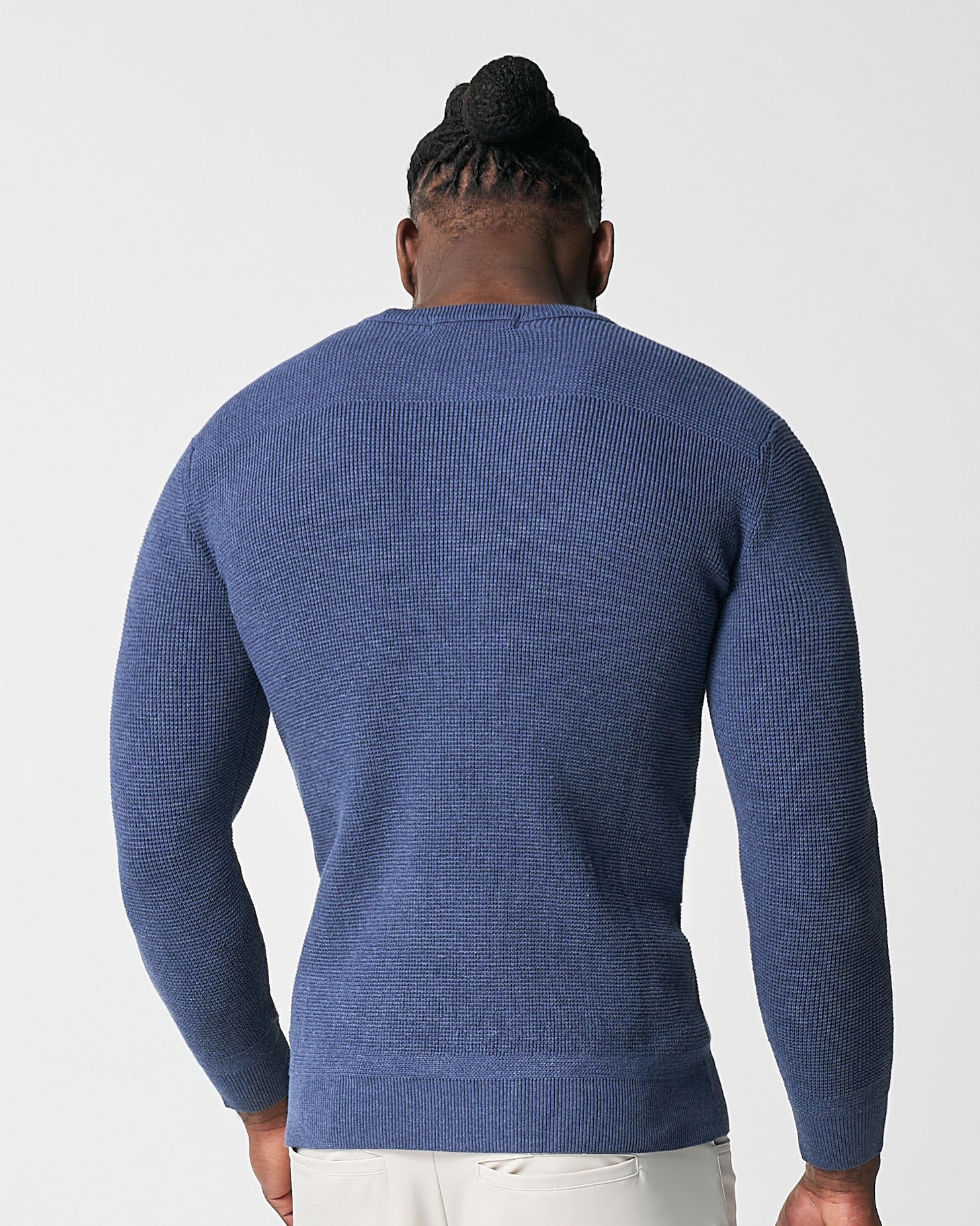 Heavy Knit Crewneck  - Navy