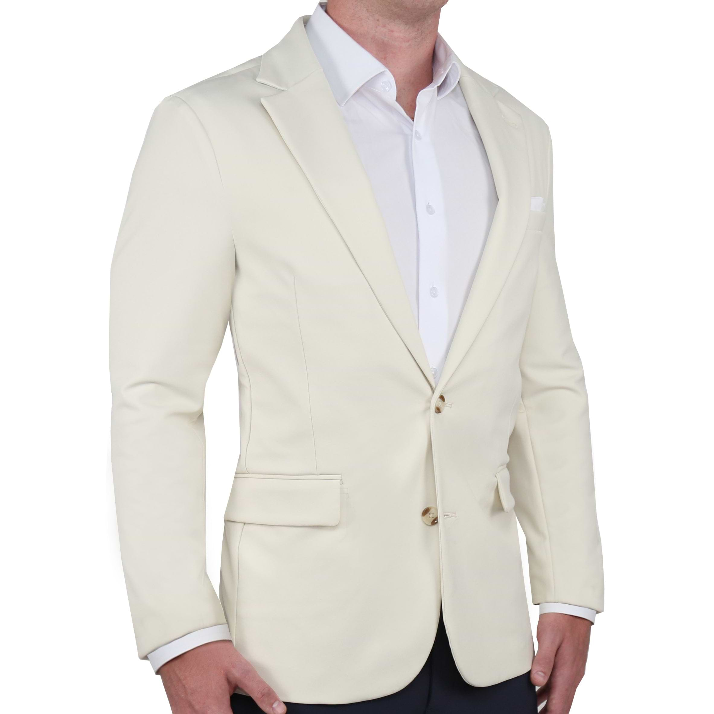 Tech Blazer - Cream