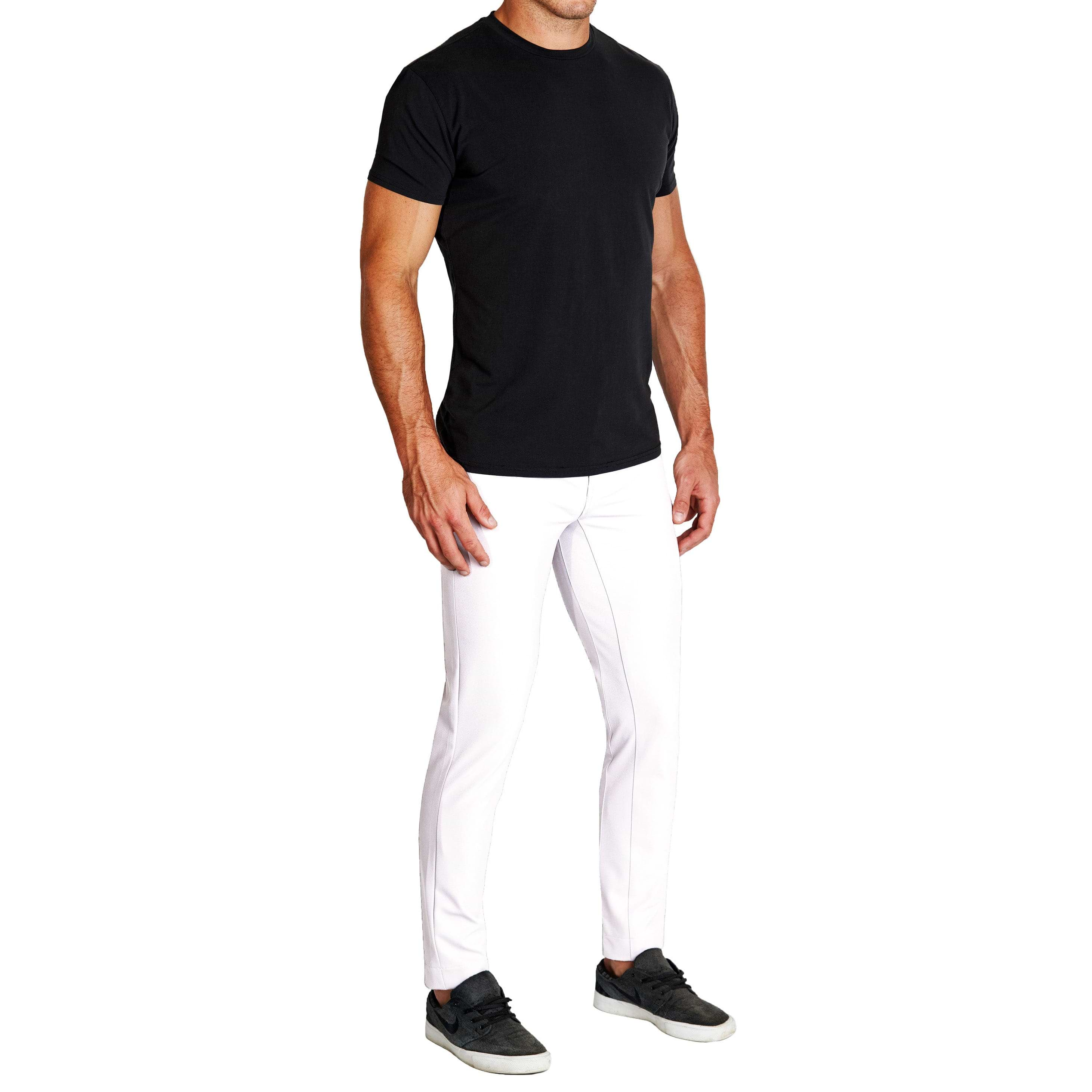 Athletic Fit Stretch Tech Chino - White