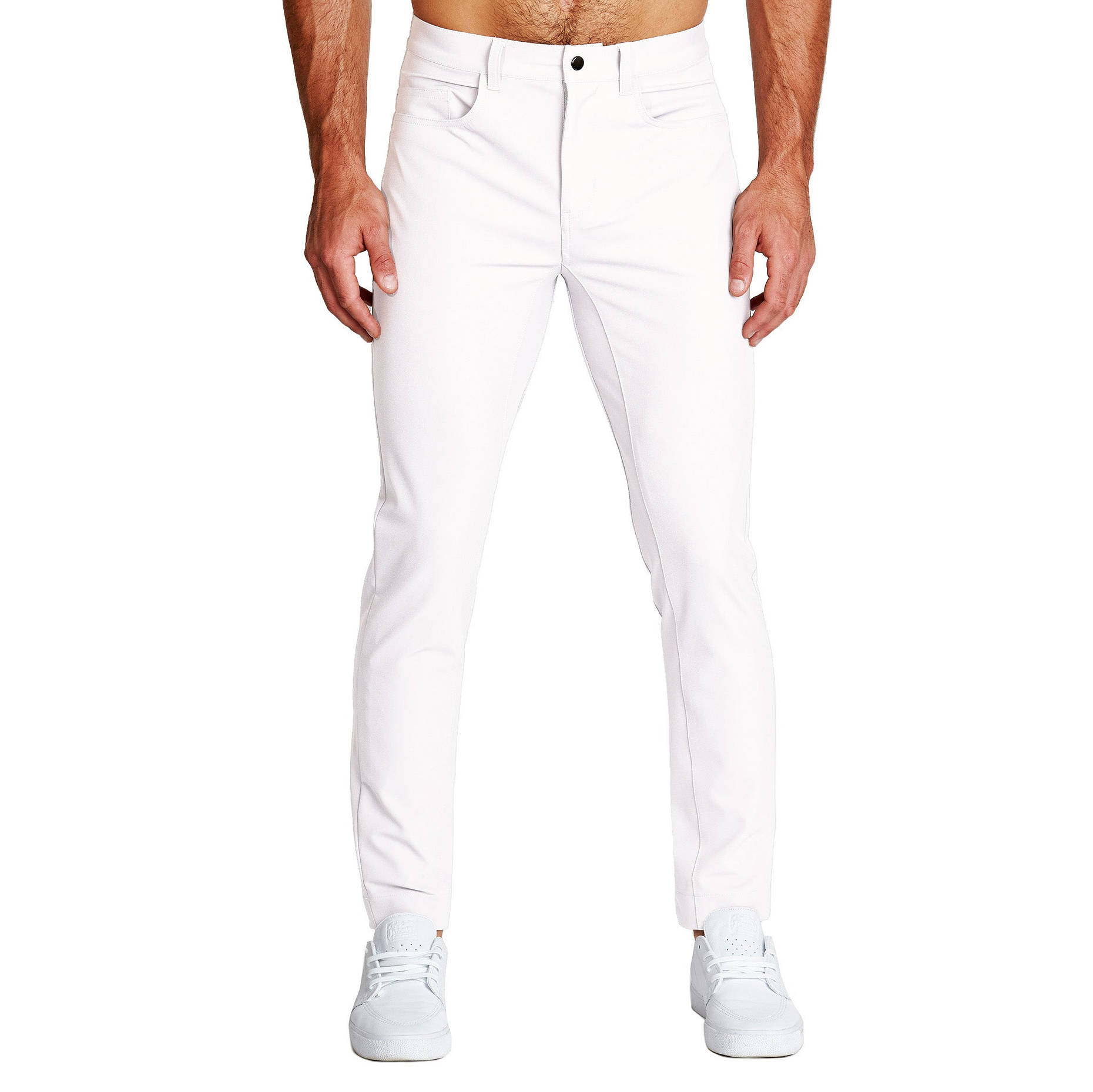 Athletic Fit Stretch Tech Chino - White
