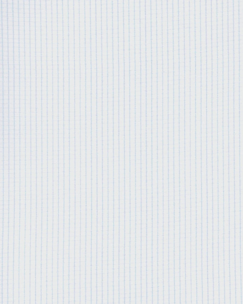 "The Watertown" White & Light Blue Mini Windowpane