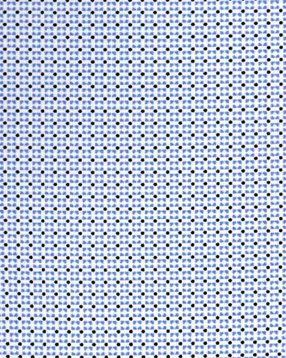 "The Wesley" Sport Shirt - Geo Light Blue & White Diamond