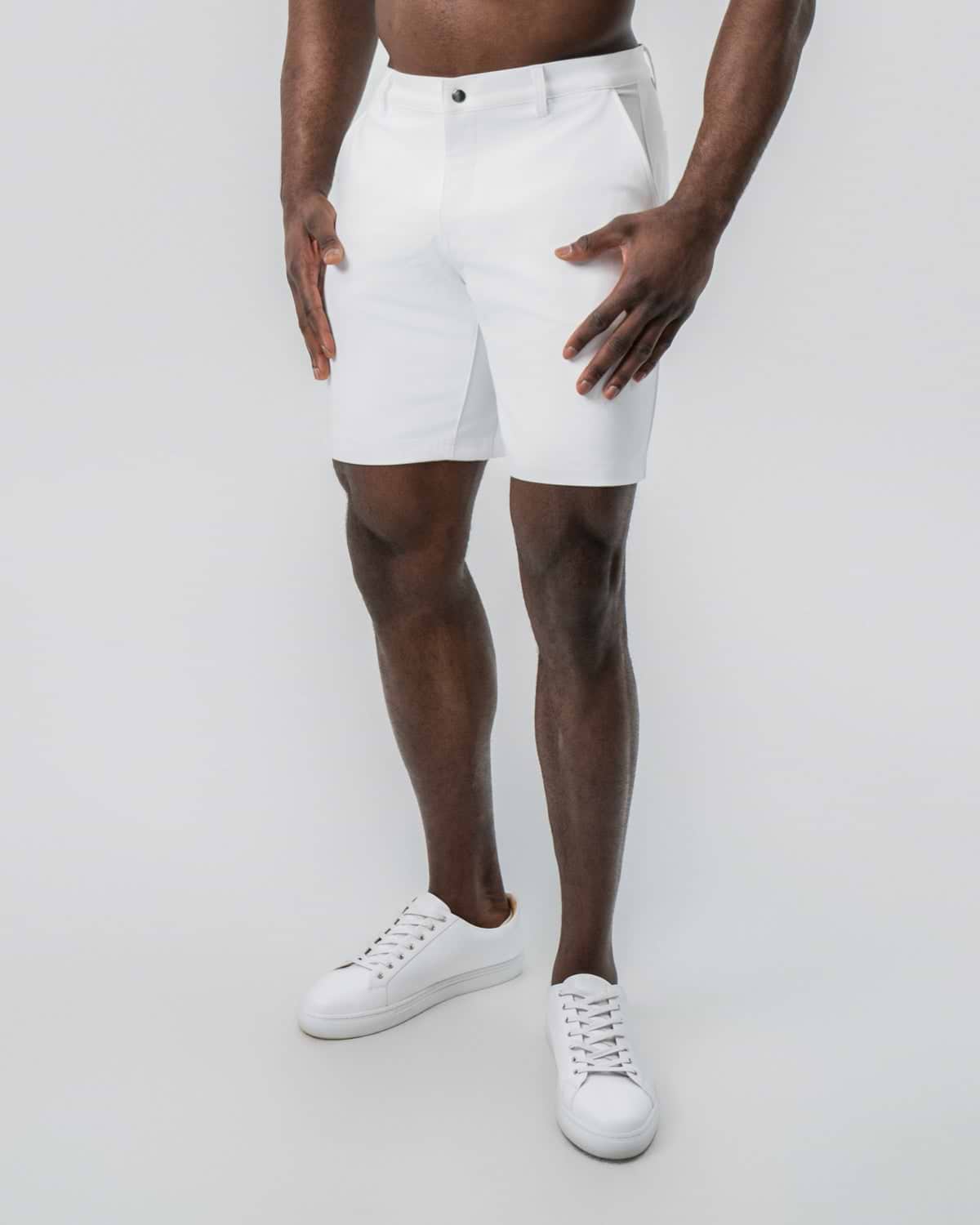 Athletic Fit Shorts - White