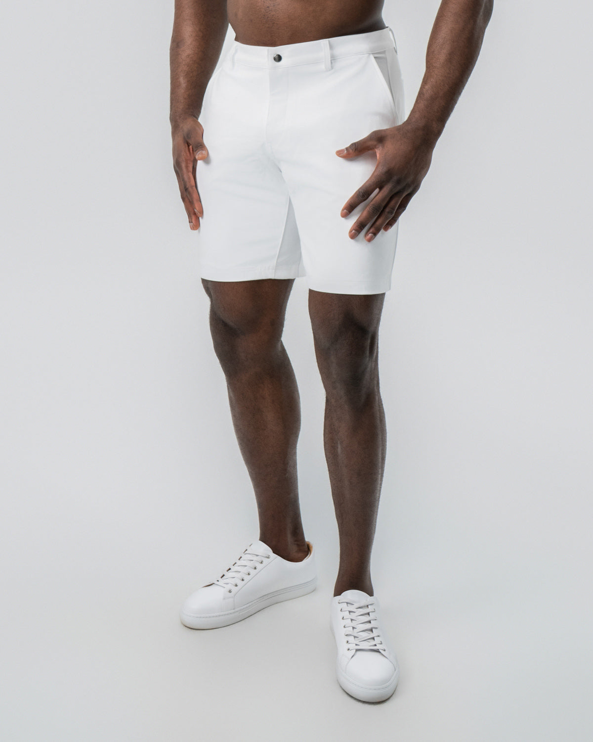Athletic Fit Shorts - White