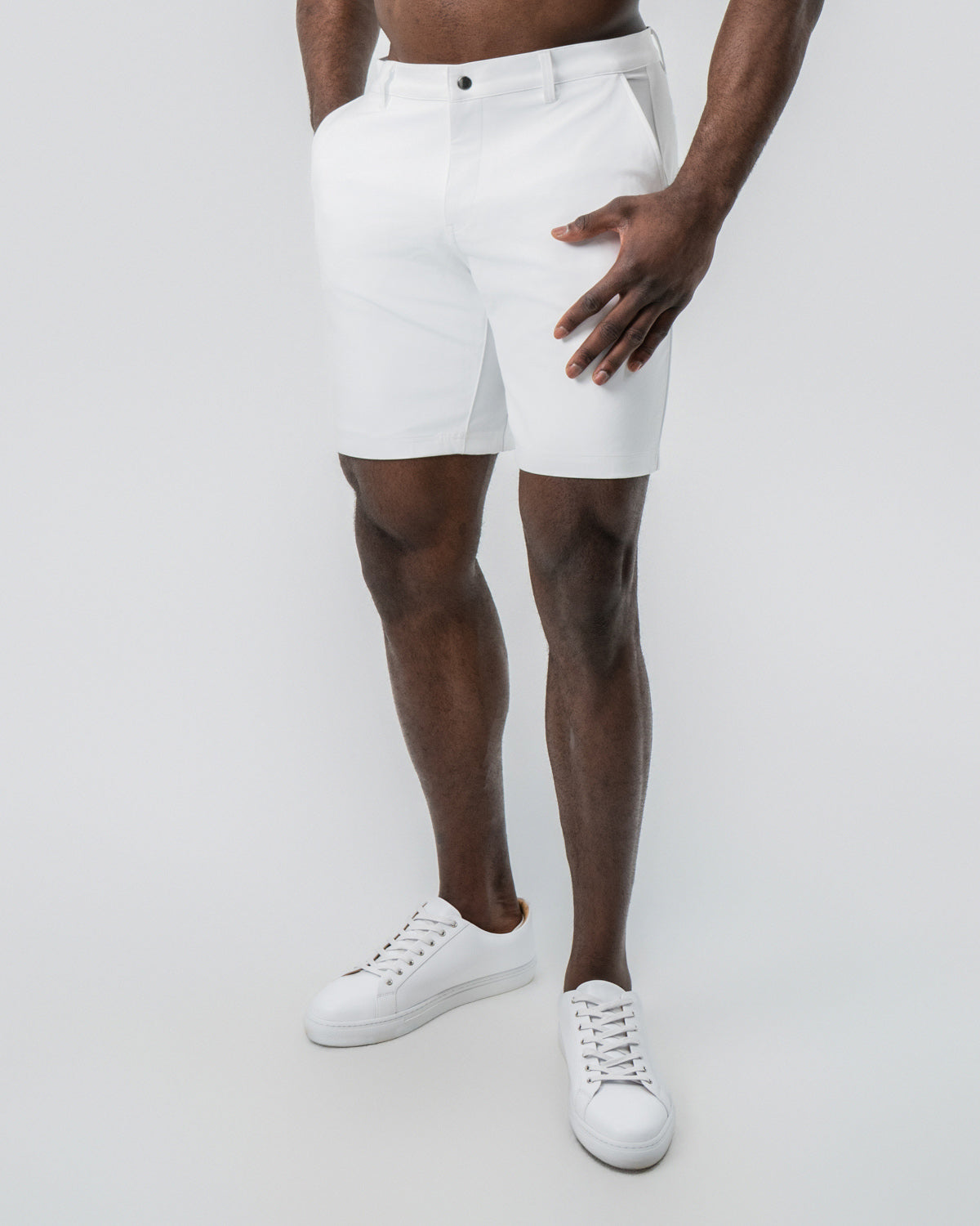 Athletic Fit Shorts - White