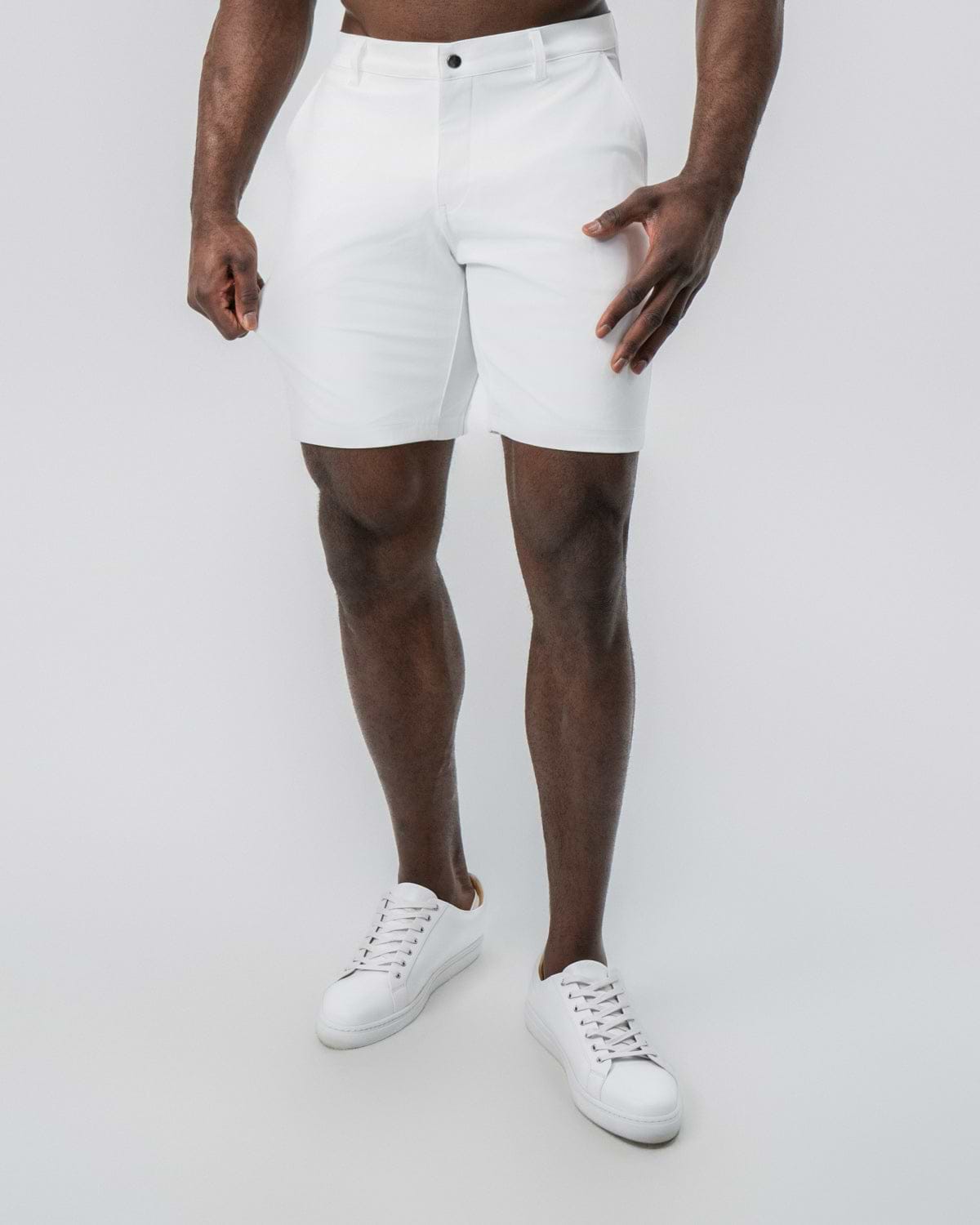 Athletic Fit Shorts - White
