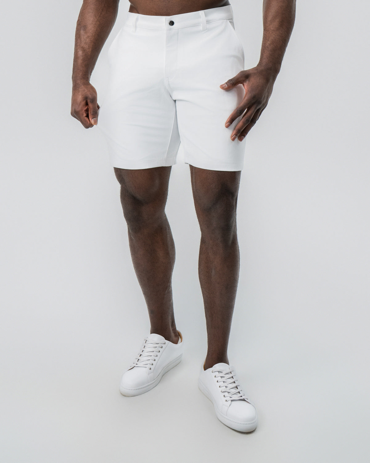 Athletic Fit Shorts - White