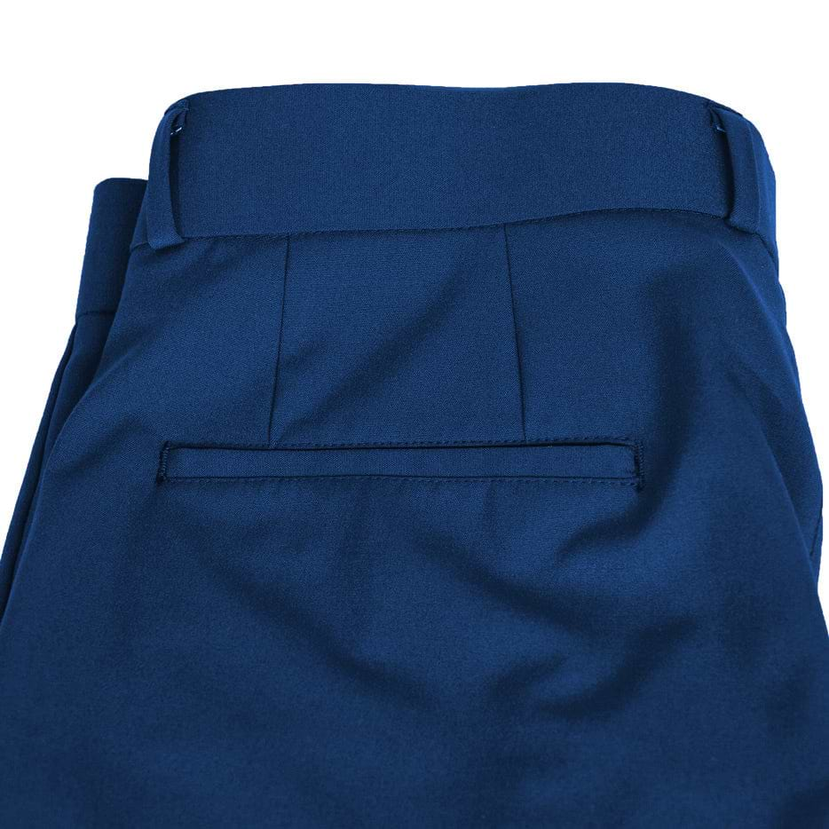 Athletic Fit Stretch Suit Pants - Solid Royal Blue