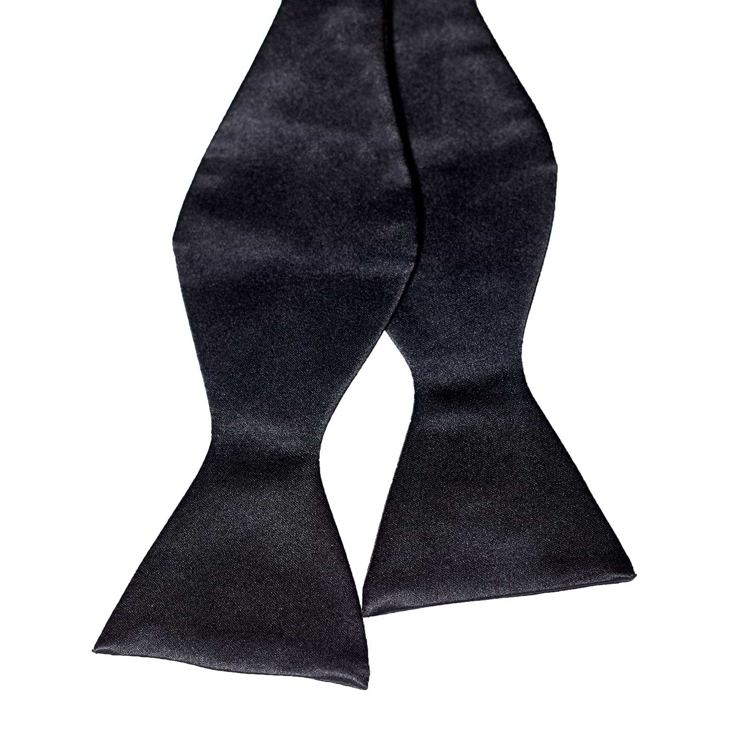 Black Silk Bowtie