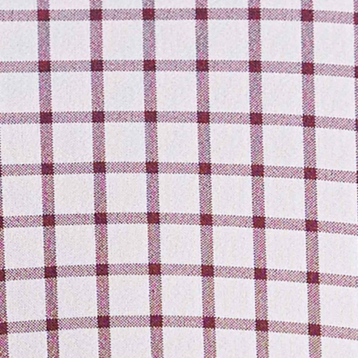 "The Maurice" Maroon Windowpane