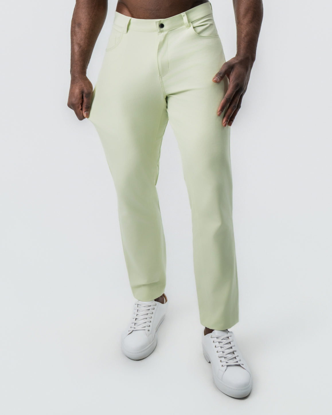 Athletic Fit Stretch Tech Chino - Mint Green