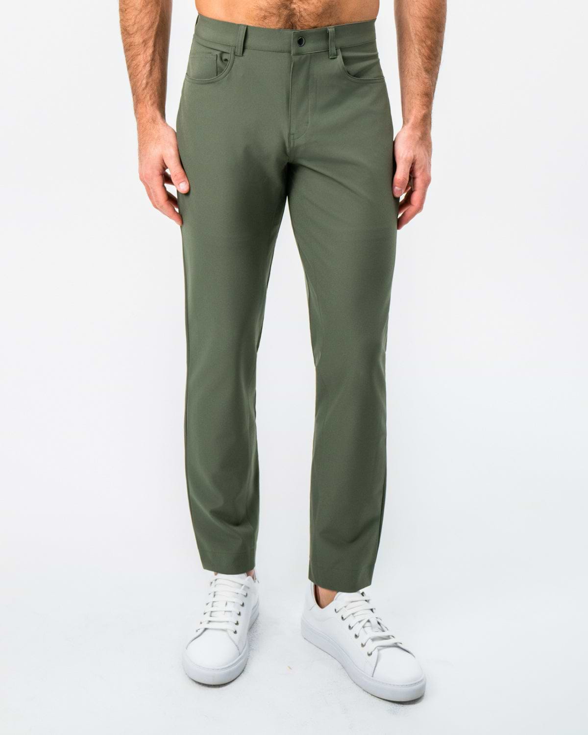 Athletic Fit Stretch Tech Chino - Olive