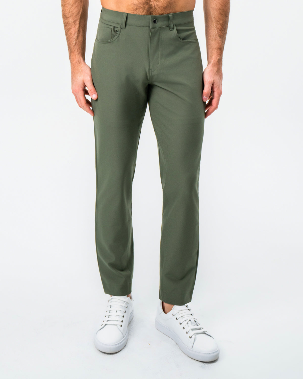 Athletic Fit Stretch Tech Chino - Olive