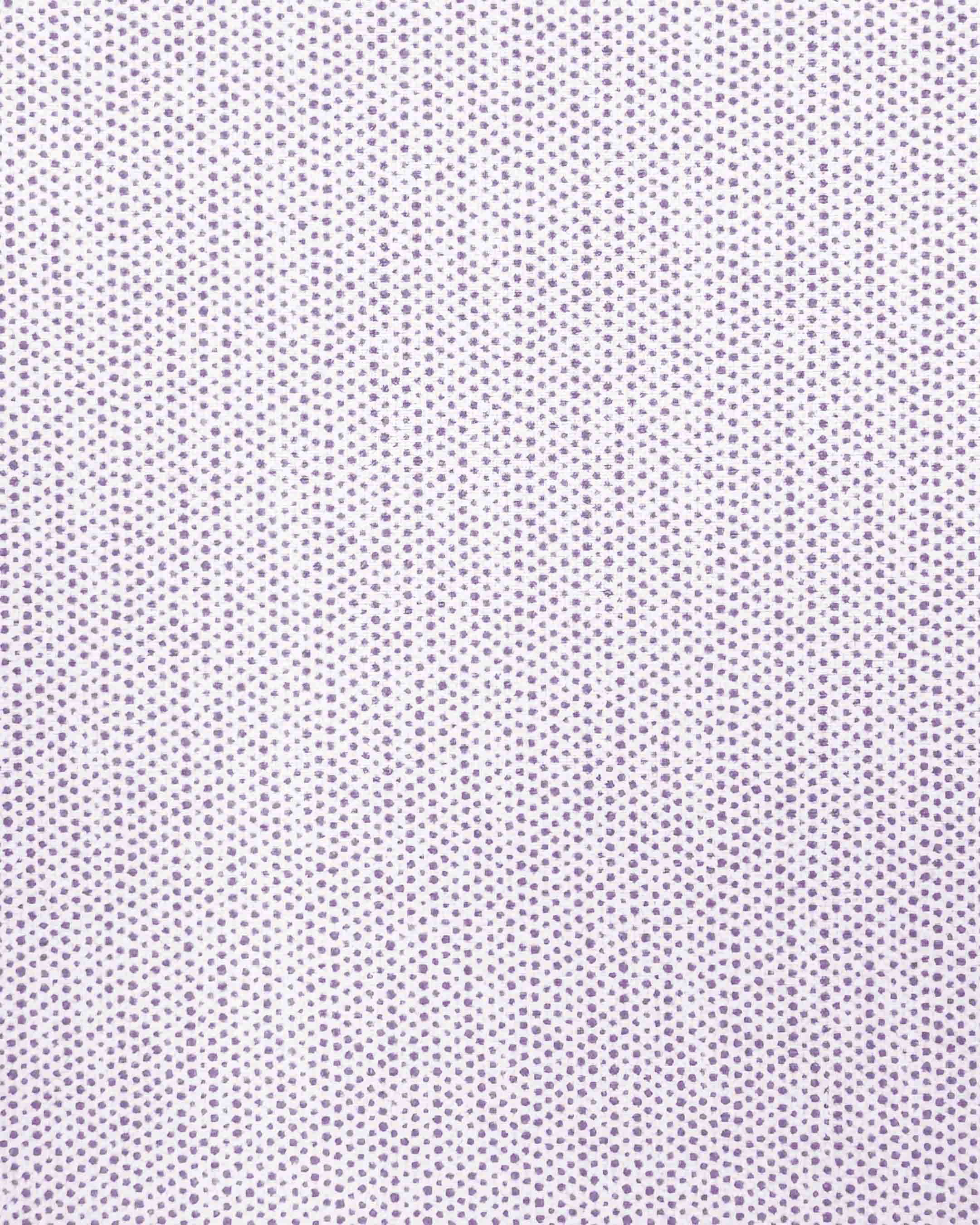 "The Orchid" Abstract Purple Mini Dot Print