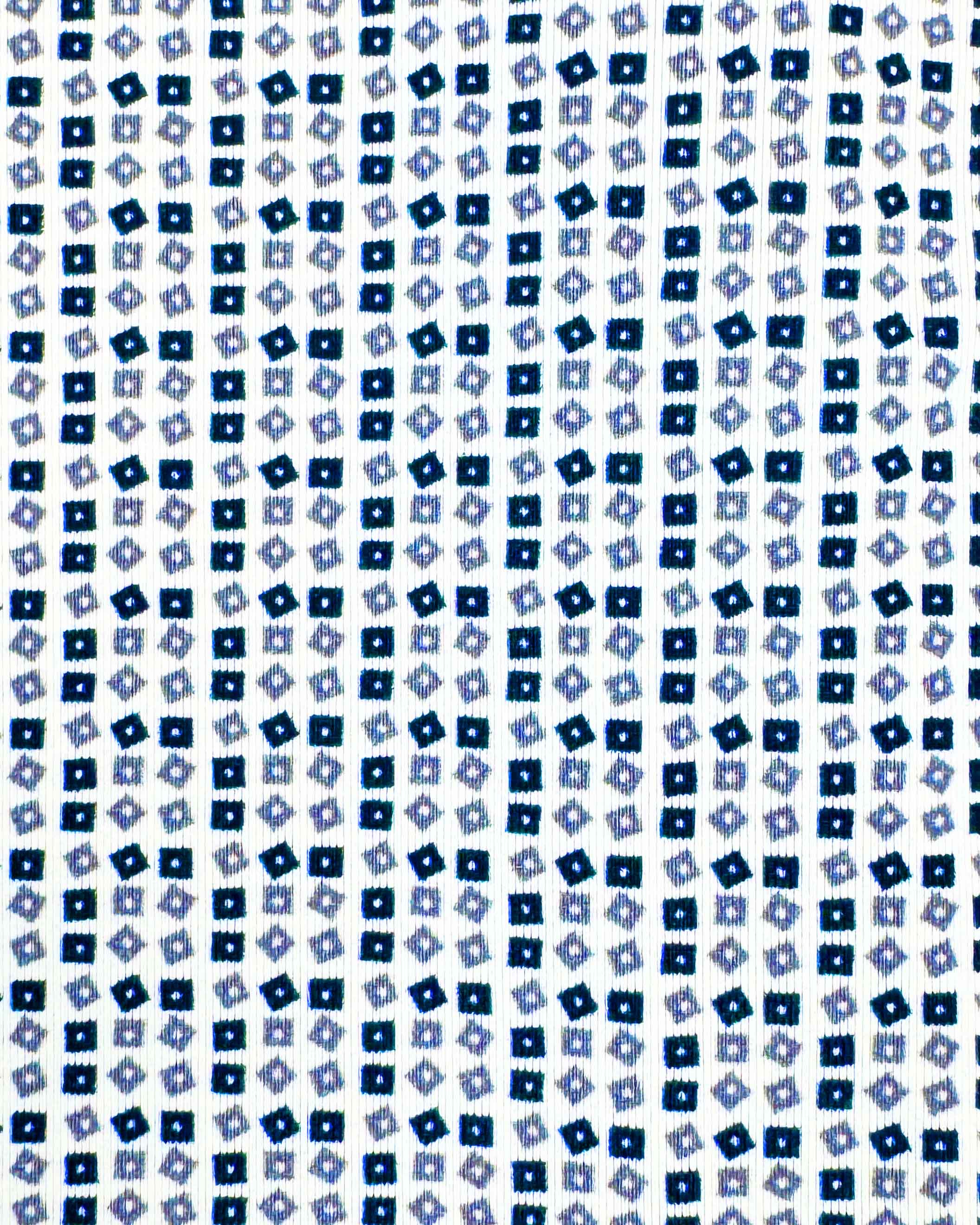"The Filmore" Grey & Navy Abstract Squares
