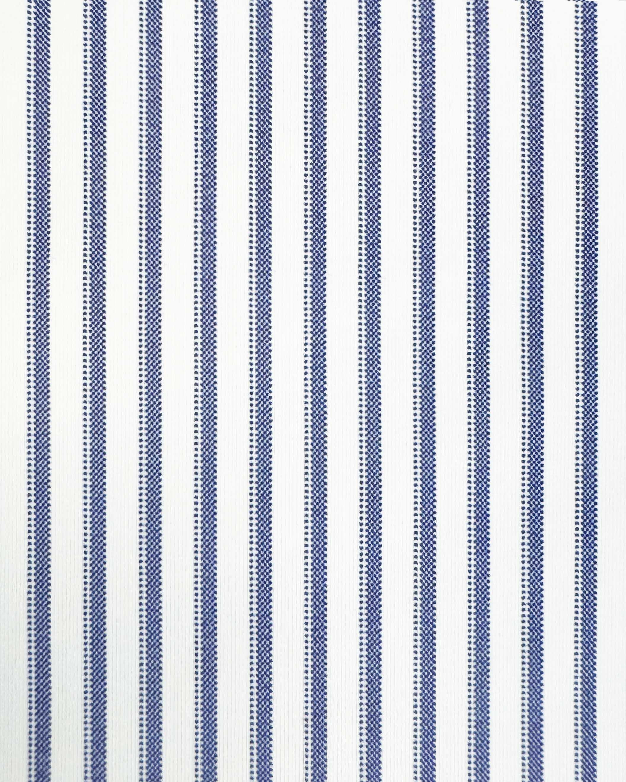 "The Seaside" Blue & White Striped