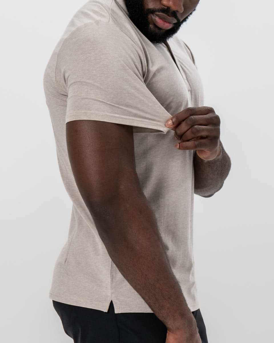 "The Dixon" Heathered Cream