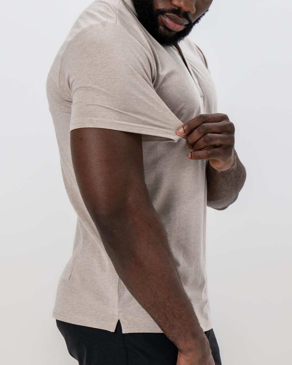 "The Dixon" Heathered Cream